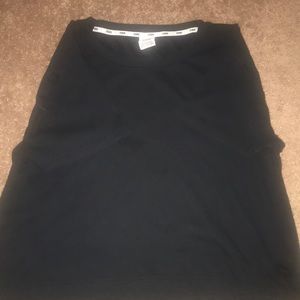 Pink short sleeve ribbed top